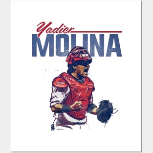 Yadier Molina St. Louis Grunge Posters and Art